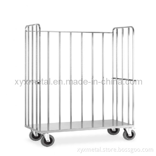 European Style Hotel Used Luggage Hand Roll Trolley Pallet Cart Cotainer
